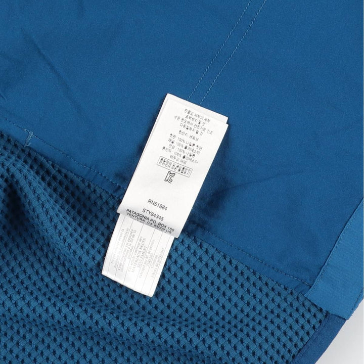Patagonia 84345SP17, a men's puffer jacket with a contrasting lining, size L. Nylon blue type Vintage Second Hand