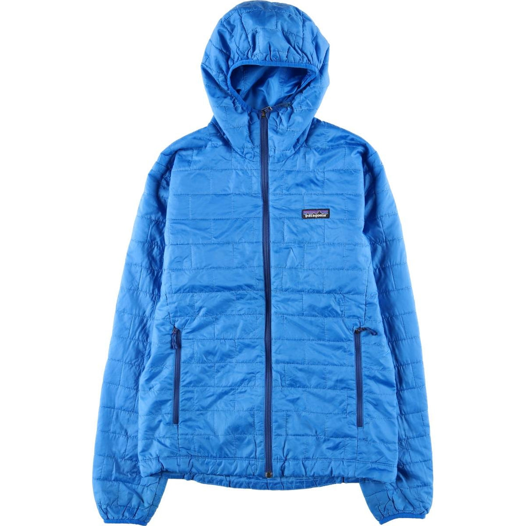 Patagonia Nano Puff Hoody 84222SP20, a padded mountain parka/shell jacket/puffer jacket, size S (men's size) recycled polyester blue type Vintage Second Hand
