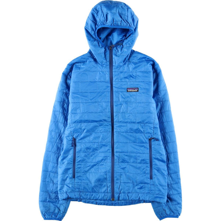 Patagonia Nano Puff Hoody 84222SP20, a padded mountain parka/shell jacket/puffer jacket, size S (men's size) recycled polyester blue type Vintage Second Hand