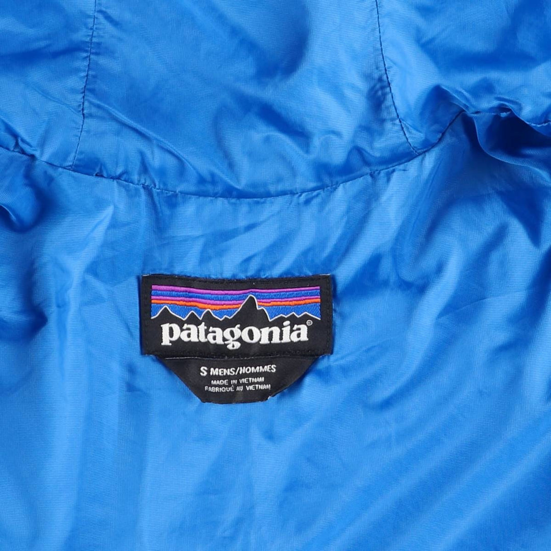 Patagonia Nano Puff Hoody 84222SP20, a padded mountain parka/shell jacket/puffer jacket, size S (men's size) recycled polyester blue type Vintage Second Hand