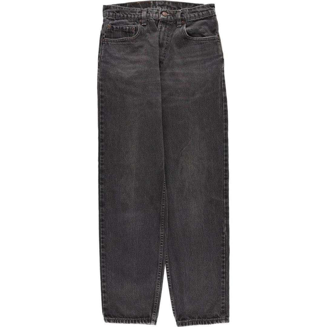 90'S Levi's 00550-0260 Relax Fit Tapered Leg Black Denim Pants, Made in USA, Men's Size W29 cotton black type Vintage Second Hand