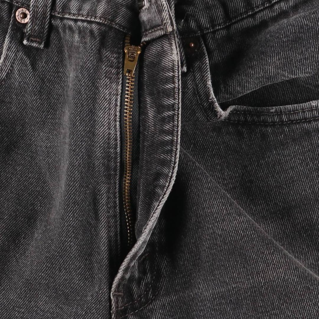 90'S Levi's 00550-0260 Relax Fit Tapered Leg Black Denim Pants, Made in USA, Men's Size W29 cotton black type Vintage Second Hand