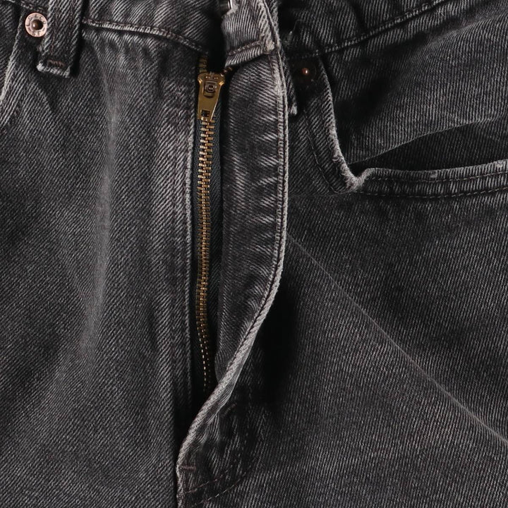 90'S Levi's 00550-0260 Relax Fit Tapered Leg Black Denim Pants, Made in USA, Men's Size W29 cotton black type Vintage Second Hand