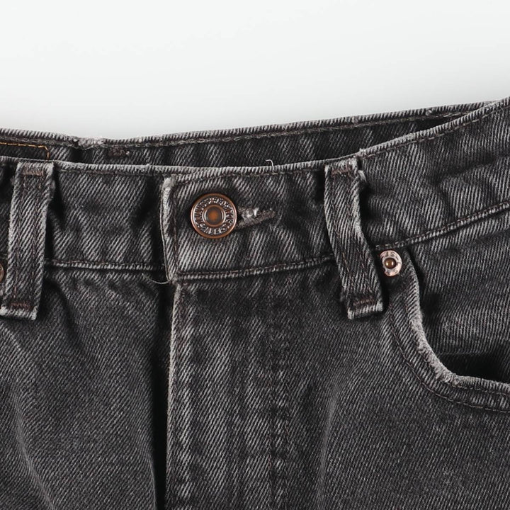 90'S Levi's 00550-0260 Relax Fit Tapered Leg Black Denim Pants, Made in USA, Men's Size W29 cotton black type Vintage Second Hand