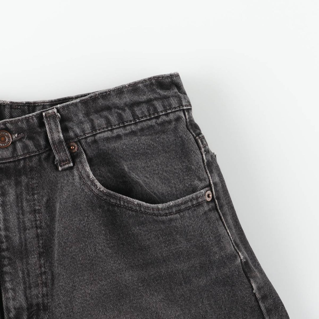 90'S Levi's 00550-0260 Relax Fit Tapered Leg Black Denim Pants, Made in USA, Men's Size W29 cotton black type Vintage Second Hand