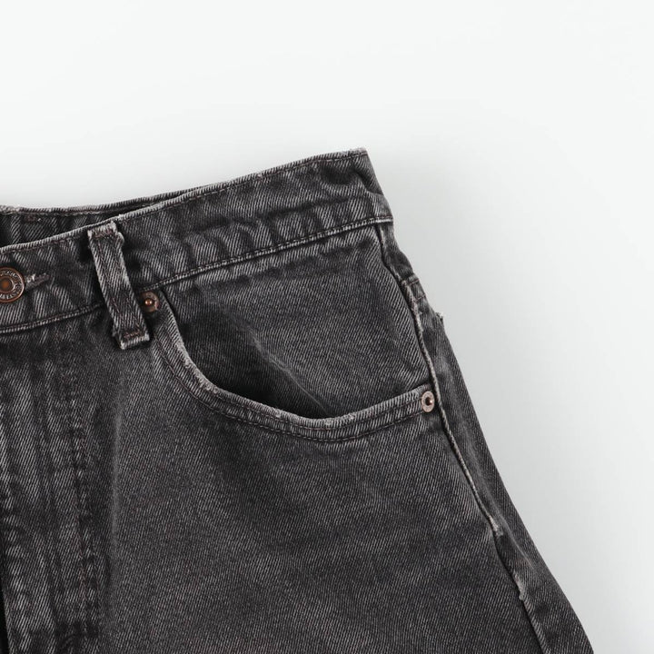 90'S Levi's 00550-0260 Relax Fit Tapered Leg Black Denim Pants, Made in USA, Men's Size W29 cotton black type Vintage Second Hand