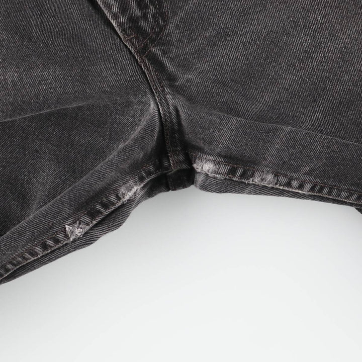 90'S Levi's 00550-0260 Relax Fit Tapered Leg Black Denim Pants, Made in USA, Men's Size W29 cotton black type Vintage Second Hand