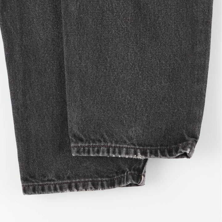90'S Levi's 00550-0260 Relax Fit Tapered Leg Black Denim Pants, Made in USA, Men's Size W29 cotton black type Vintage Second Hand
