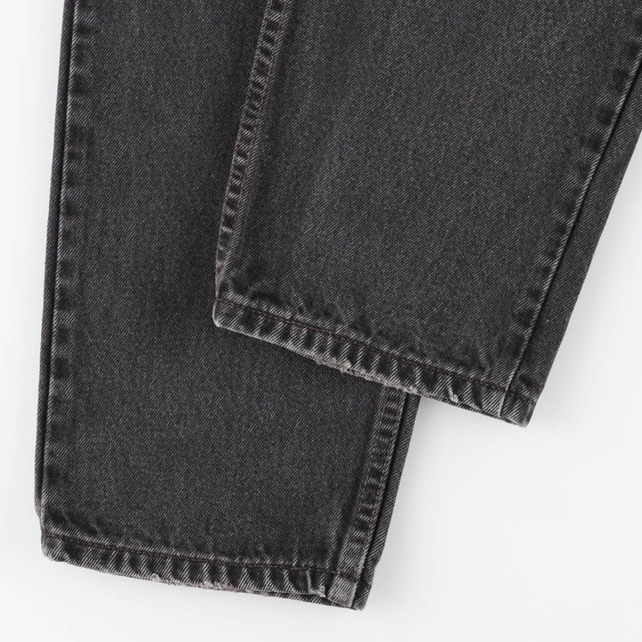 90'S Levi's 00550-0260 Relax Fit Tapered Leg Black Denim Pants, Made in USA, Men's Size W29 cotton black type Vintage Second Hand