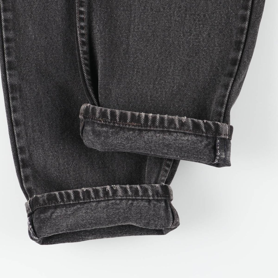 90'S Levi's 00550-0260 Relax Fit Tapered Leg Black Denim Pants, Made in USA, Men's Size W29 cotton black type Vintage Second Hand