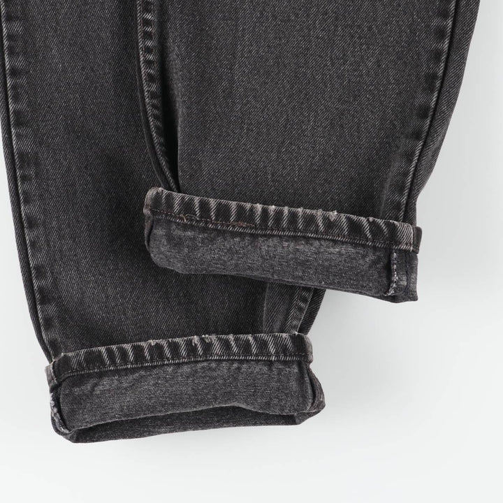 90'S Levi's 00550-0260 Relax Fit Tapered Leg Black Denim Pants, Made in USA, Men's Size W29 cotton black type Vintage Second Hand