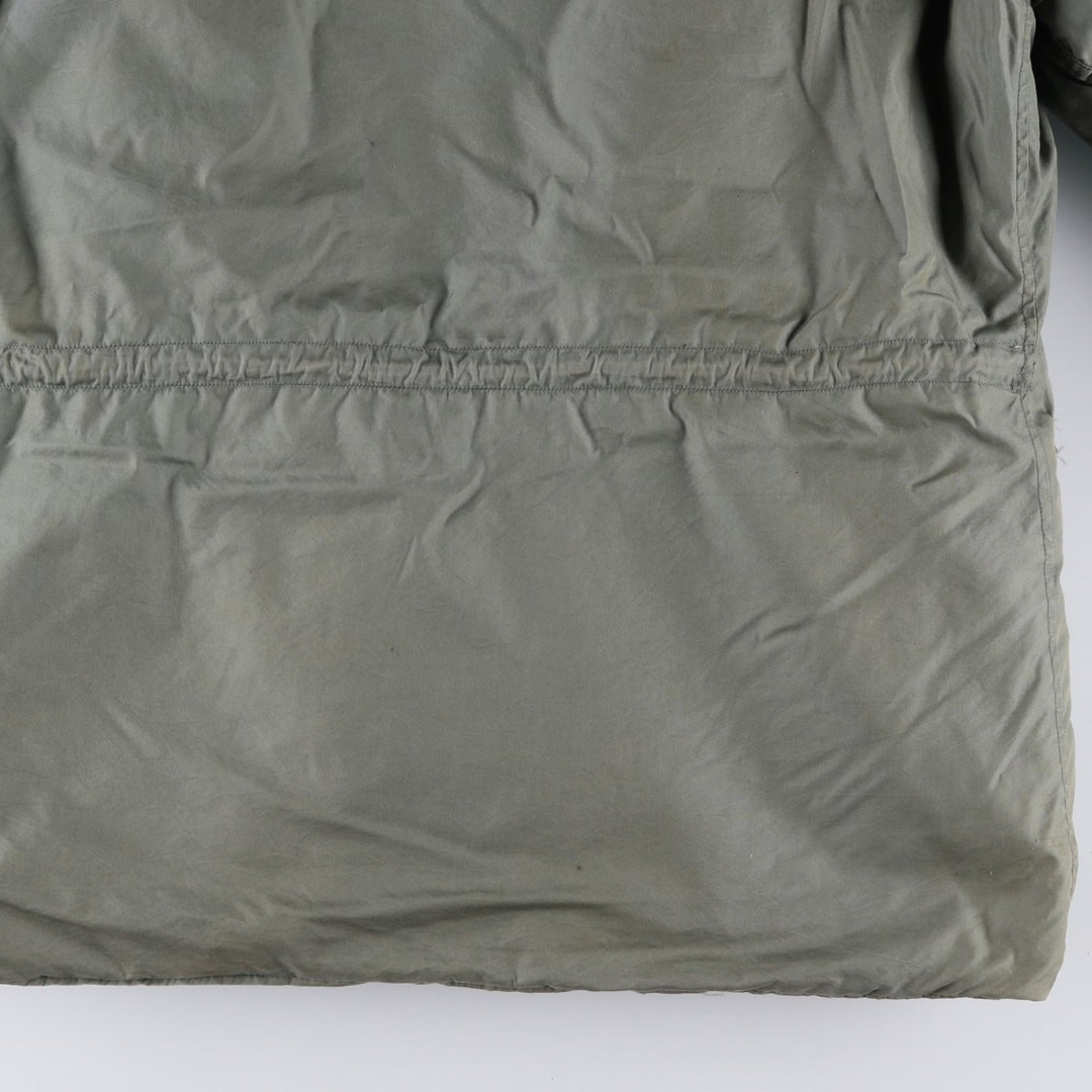 1960'S US Military N-3B Flight Jacket, Made in USA, Large, Men's Size L, Vintage unclear Khaki type Vintage Second Hand
