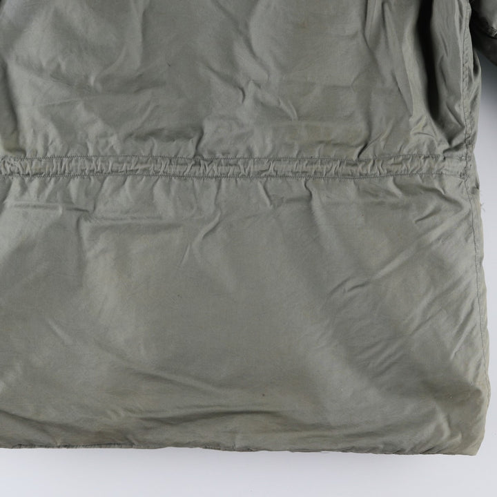 1960'S US Military N-3B Flight Jacket, Made in USA, Large, Men's Size L, Vintage unclear Khaki type Vintage Second Hand