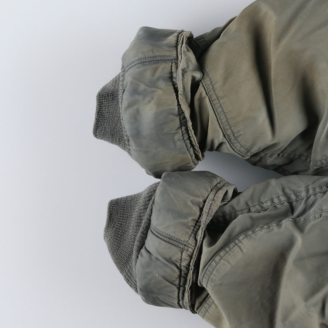 1960'S US Military N-3B Flight Jacket, Made in USA, Large, Men's Size L, Vintage unclear Khaki type Vintage Second Hand