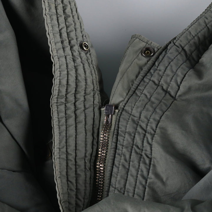 1960'S US Military N-3B Flight Jacket, Made in USA, Large, Men's Size L, Vintage unclear Khaki type Vintage Second Hand