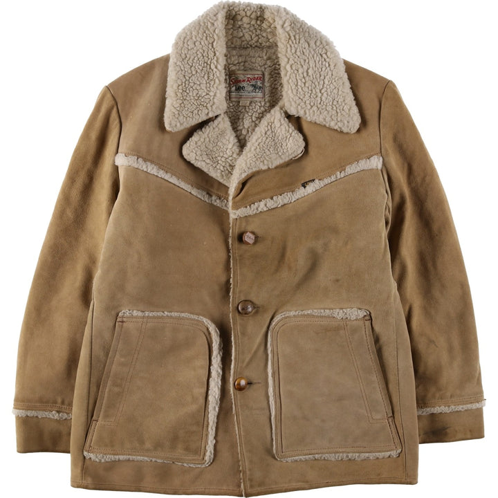 Vintage 1970'S Lee STORM RIDER Storm Rider suede jacket, made in the USA, size M, men's unclear Beige type Vintage Second Hand