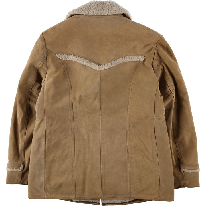 Vintage 1970'S Lee STORM RIDER Storm Rider suede jacket, made in the USA, size M, men's unclear Beige type Vintage Second Hand