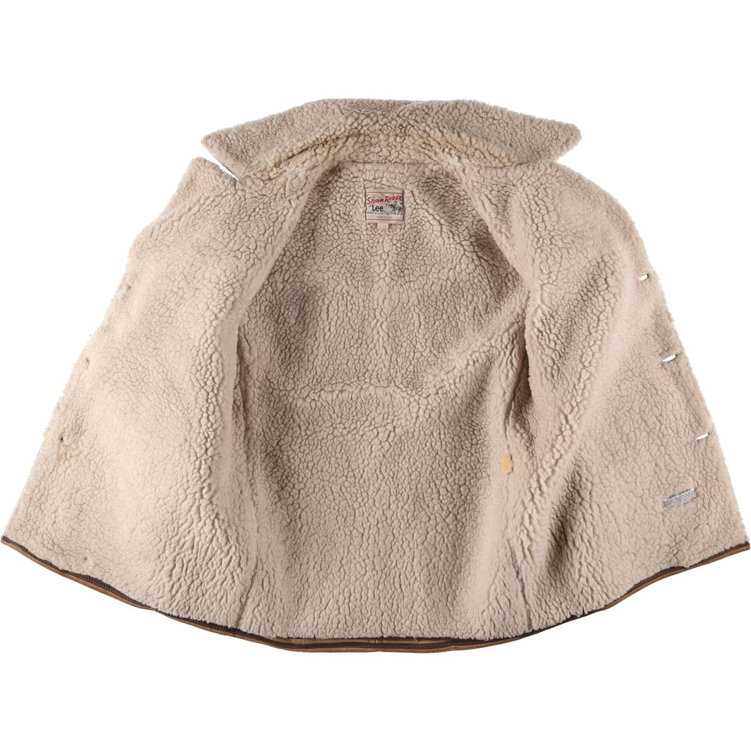 Vintage 1970'S Lee STORM RIDER Storm Rider suede jacket, made in the USA, size M, men's unclear Beige type Vintage Second Hand