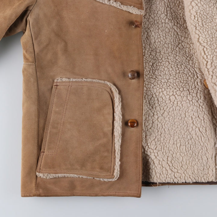 Vintage 1970'S Lee STORM RIDER Storm Rider suede jacket, made in the USA, size M, men's unclear Beige type Vintage Second Hand