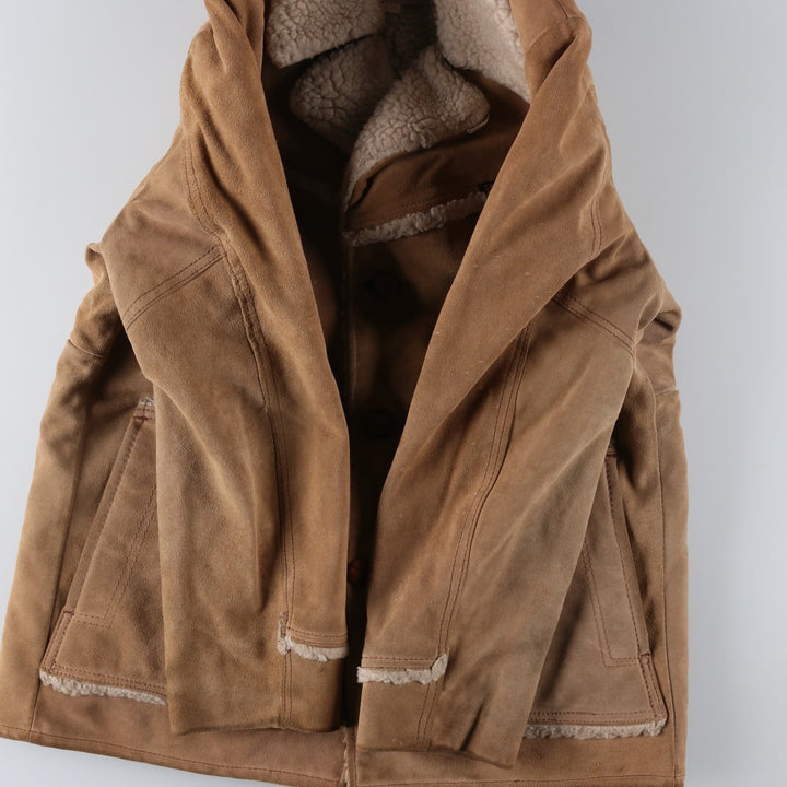 Vintage 1970'S Lee STORM RIDER Storm Rider suede jacket, made in the USA, size M, men's unclear Beige type Vintage Second Hand