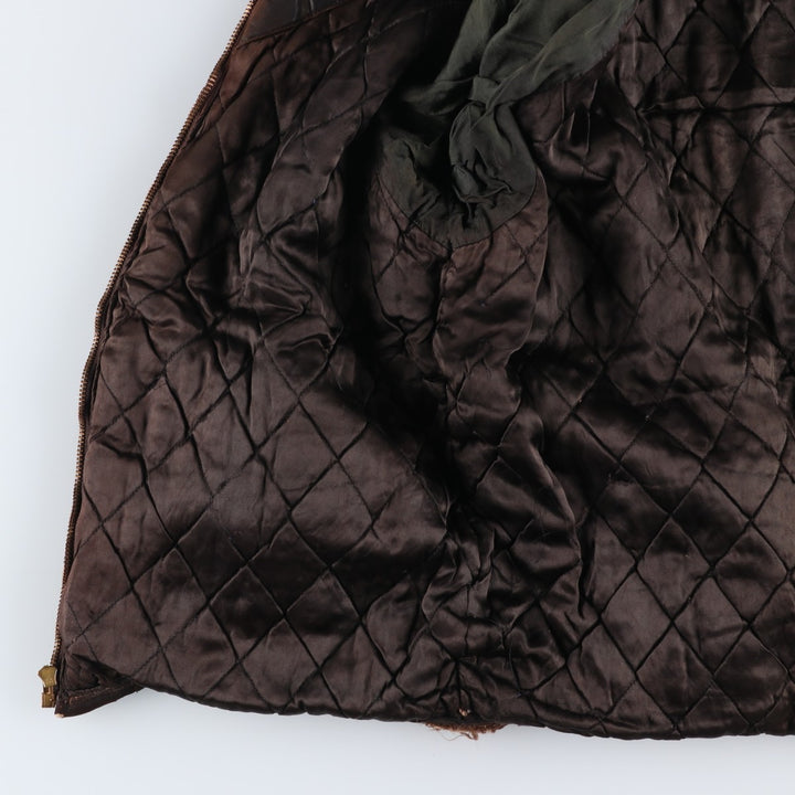 Vintage 1960'S McGREGOR padded suede leather jacket, made in the USA, size M, men's unclear brown type Vintage Second Hand