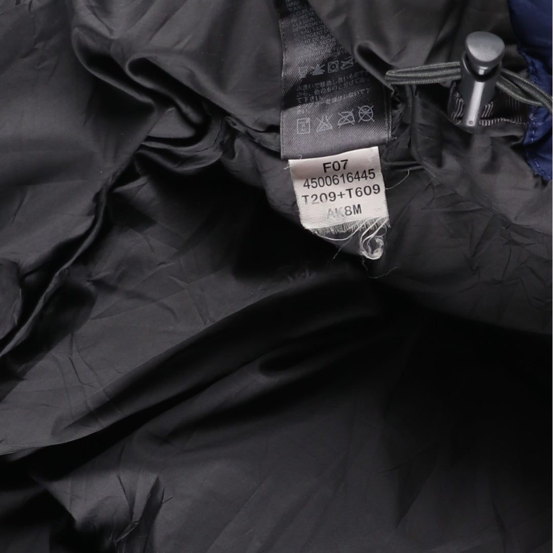 2000'S The North Face Nuptse Jacket, 700 Fill Power Ripstop Goose Down Jacket, Men's Size L Nylon Purple type blue-purple Vintage Second Hand