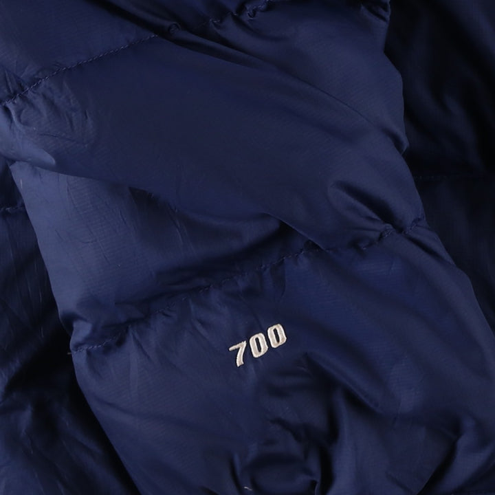 2000'S The North Face Nuptse Jacket, 700 Fill Power Ripstop Goose Down Jacket, Men's Size L Nylon Purple type blue-purple Vintage Second Hand