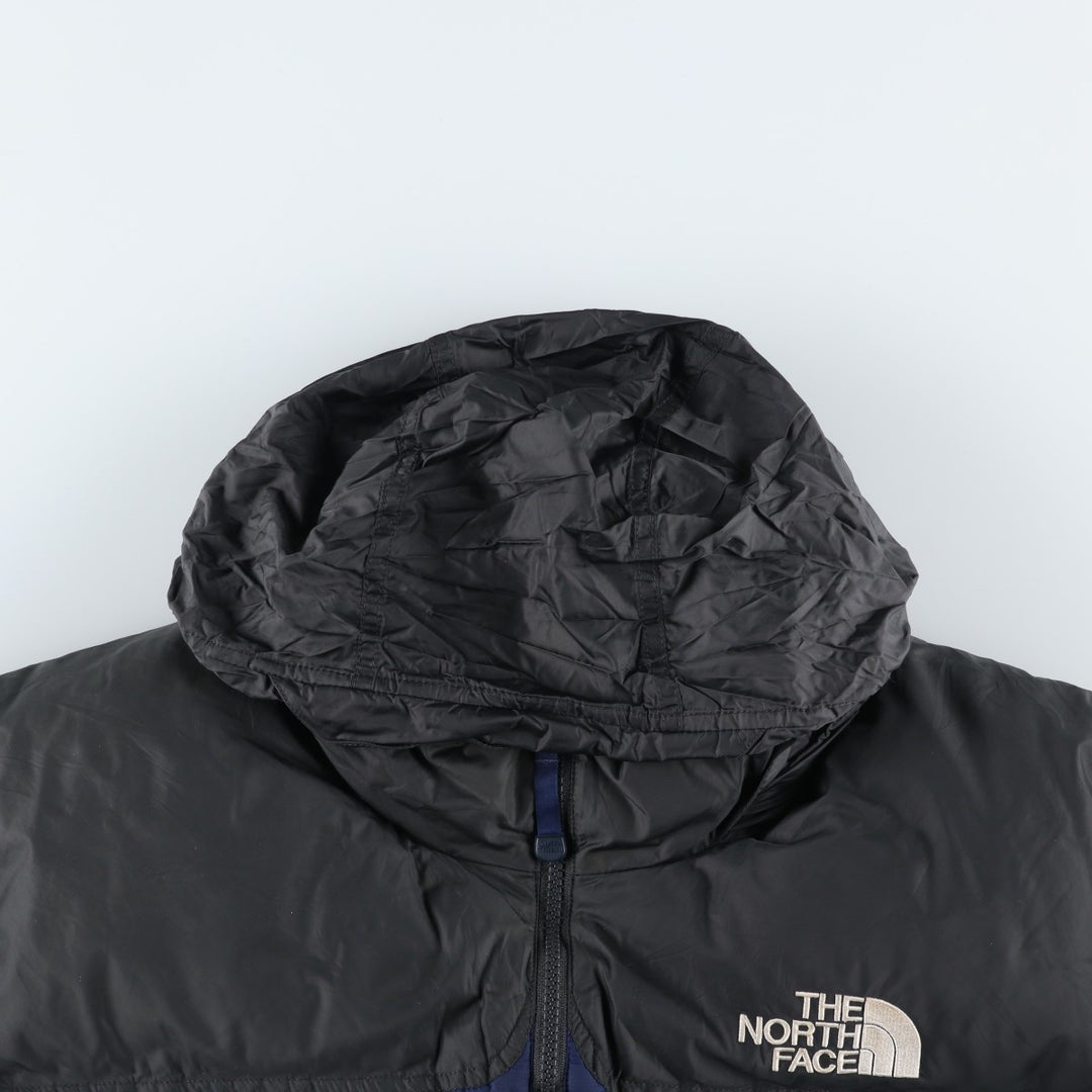 2000'S The North Face Nuptse Jacket, 700 Fill Power Ripstop Goose Down Jacket, Men's Size L Nylon Purple type blue-purple Vintage Second Hand