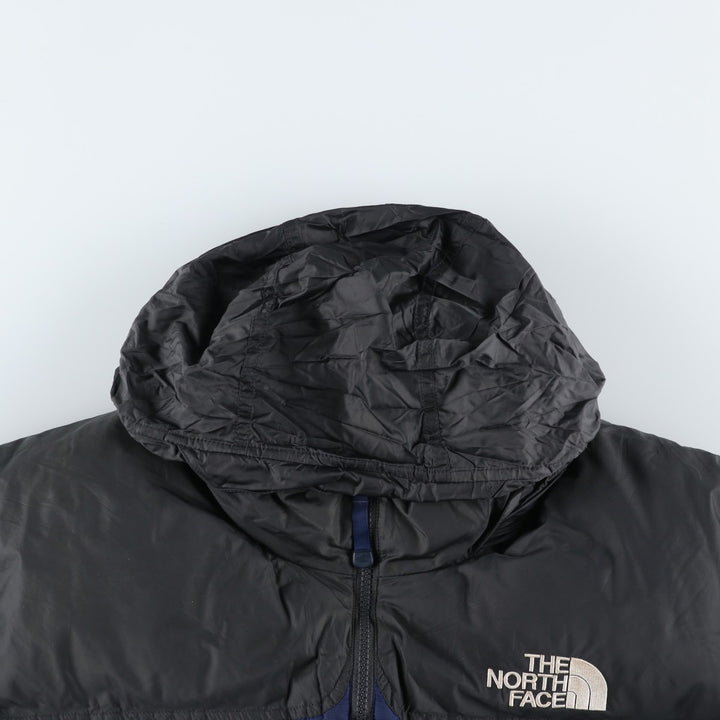 2000'S The North Face Nuptse Jacket, 700 Fill Power Ripstop Goose Down Jacket, Men's Size L Nylon Purple type blue-purple Vintage Second Hand
