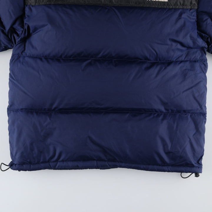 2000'S The North Face Nuptse Jacket, 700 Fill Power Ripstop Goose Down Jacket, Men's Size L Nylon Purple type blue-purple Vintage Second Hand