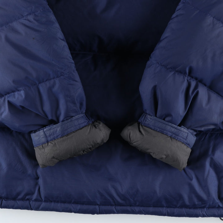 2000'S The North Face Nuptse Jacket, 700 Fill Power Ripstop Goose Down Jacket, Men's Size L Nylon Purple type blue-purple Vintage Second Hand