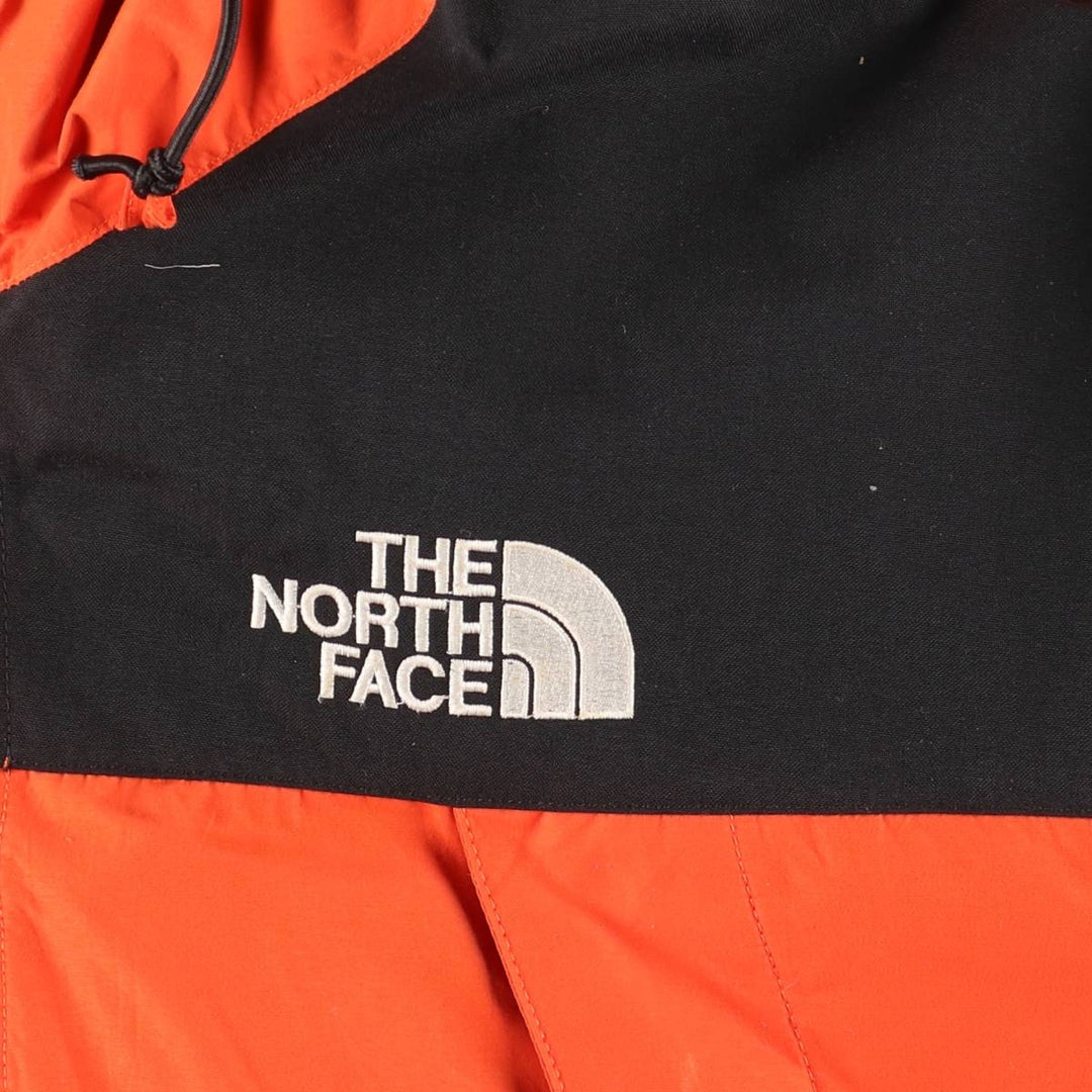 90'S The North Face GORE-TEX Mountain Parka Shell Jacket, Men's XL Nylon orange type Vintage Second Hand