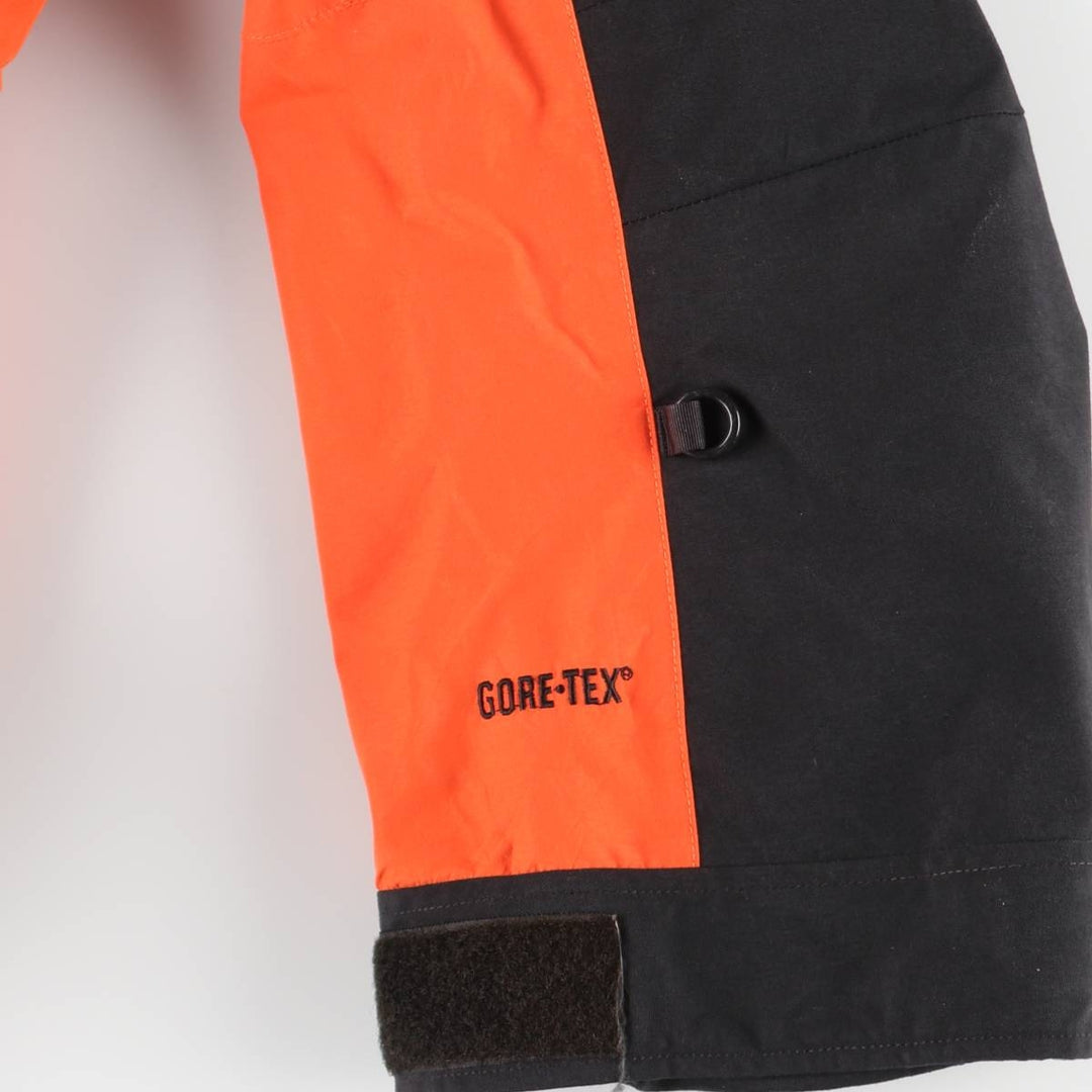 90'S The North Face GORE-TEX Mountain Parka Shell Jacket, Men's XL Nylon orange type Vintage Second Hand