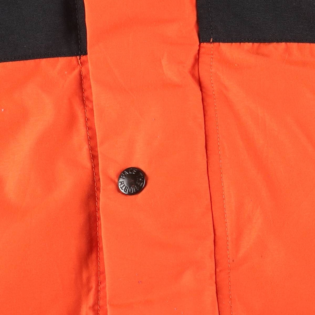 90'S The North Face GORE-TEX Mountain Parka Shell Jacket, Men's XL Nylon orange type Vintage Second Hand