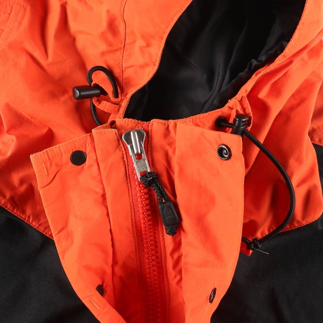 90'S The North Face GORE-TEX Mountain Parka Shell Jacket, Men's XL Nylon orange type Vintage Second Hand