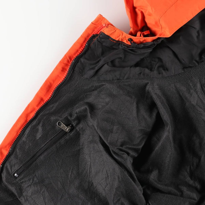 90'S The North Face GORE-TEX Mountain Parka Shell Jacket, Men's XL Nylon orange type Vintage Second Hand