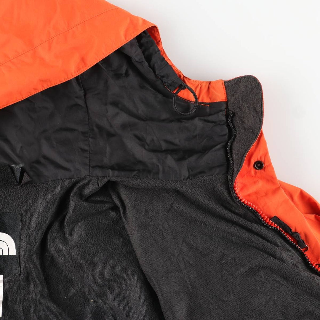 90'S The North Face GORE-TEX Mountain Parka Shell Jacket, Men's XL Nylon orange type Vintage Second Hand
