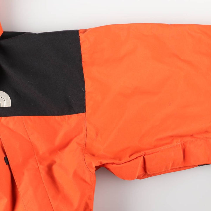 90'S The North Face GORE-TEX Mountain Parka Shell Jacket, Men's XL Nylon orange type Vintage Second Hand
