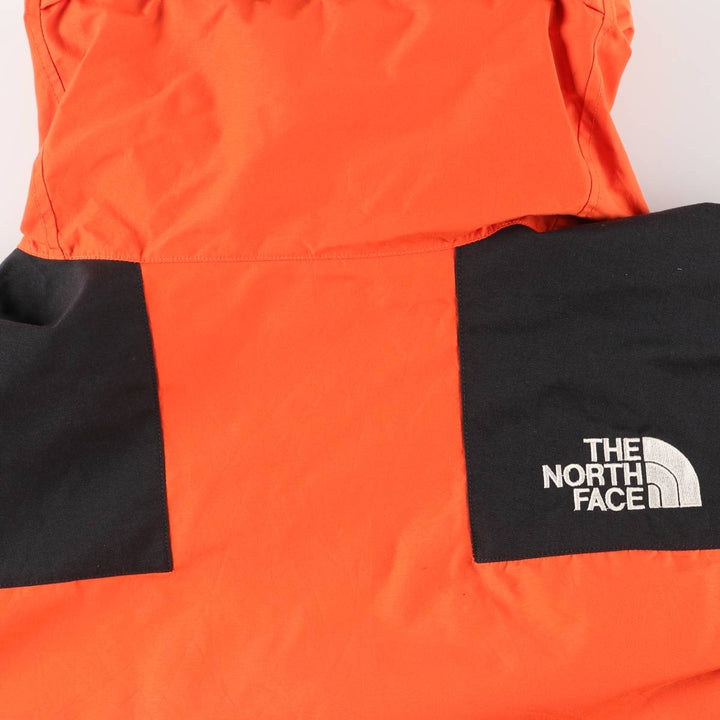 90'S The North Face GORE-TEX Mountain Parka Shell Jacket, Men's XL Nylon orange type Vintage Second Hand
