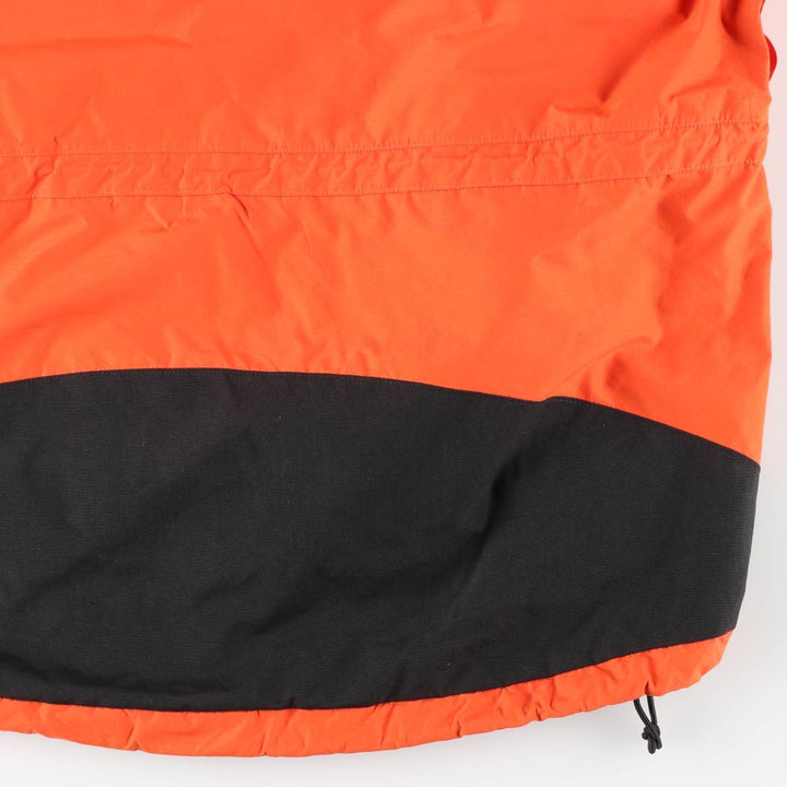 90'S The North Face GORE-TEX Mountain Parka Shell Jacket, Men's XL Nylon orange type Vintage Second Hand