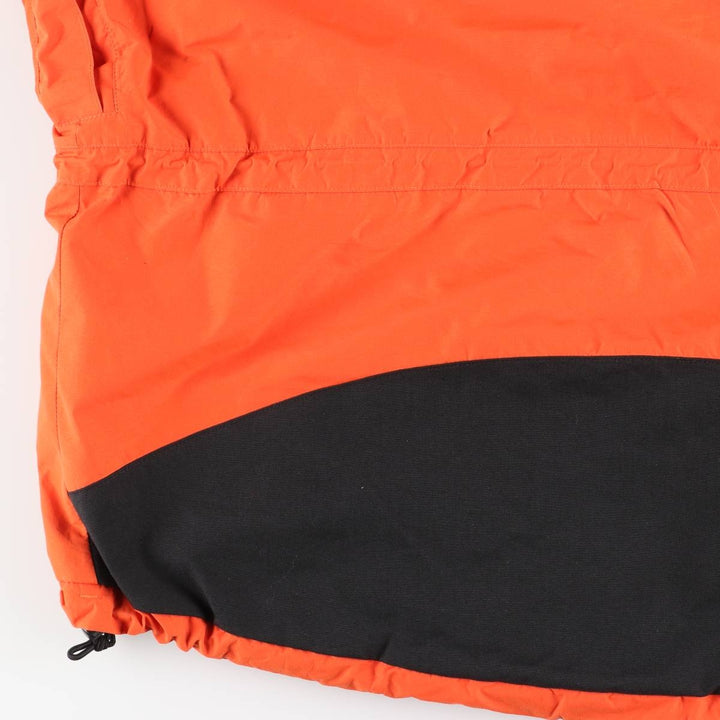 90'S The North Face GORE-TEX Mountain Parka Shell Jacket, Men's XL Nylon orange type Vintage Second Hand