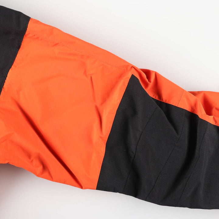 90'S The North Face GORE-TEX Mountain Parka Shell Jacket, Men's XL Nylon orange type Vintage Second Hand