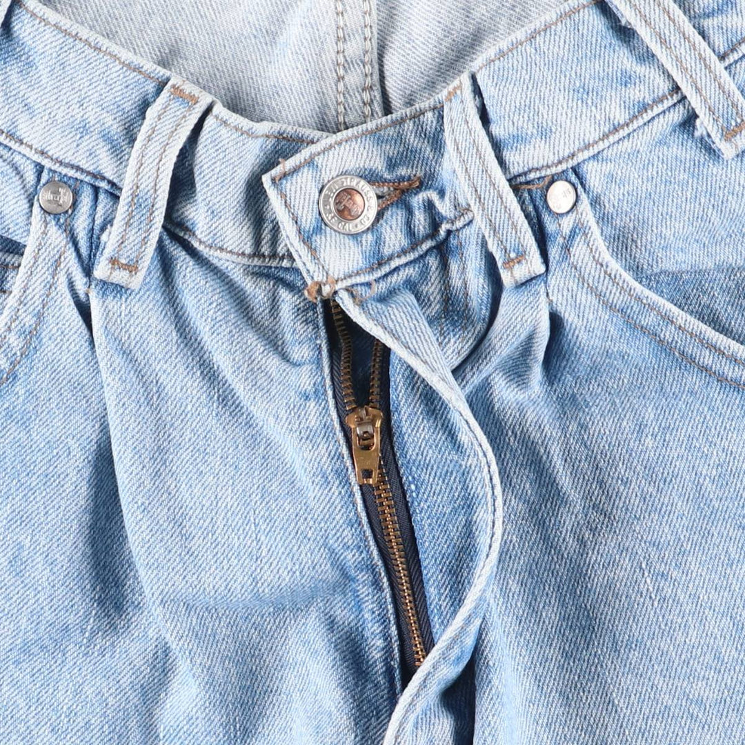 90'S Levi's Silver Tab Baggy Tapered Denim Pants, Made in USA, Women's XL (W31), Vintage cotton blue type Vintage Second Hand