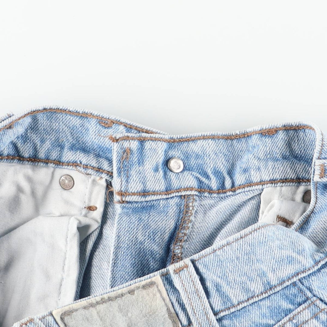 90'S Levi's Silver Tab Baggy Tapered Denim Pants, Made in USA, Women's XL (W31), Vintage cotton blue type Vintage Second Hand