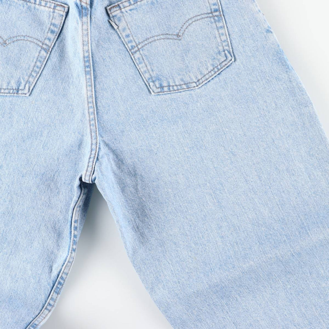 90'S Levi's Silver Tab Baggy Tapered Denim Pants, Made in USA, Women's XL (W31), Vintage cotton blue type Vintage Second Hand