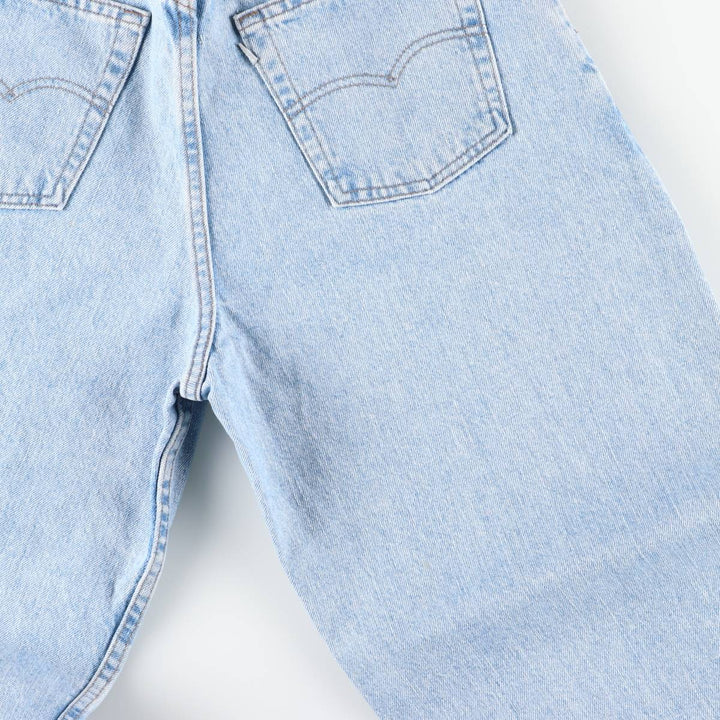 90'S Levi's Silver Tab Baggy Tapered Denim Pants, Made in USA, Women's XL (W31), Vintage cotton blue type Vintage Second Hand