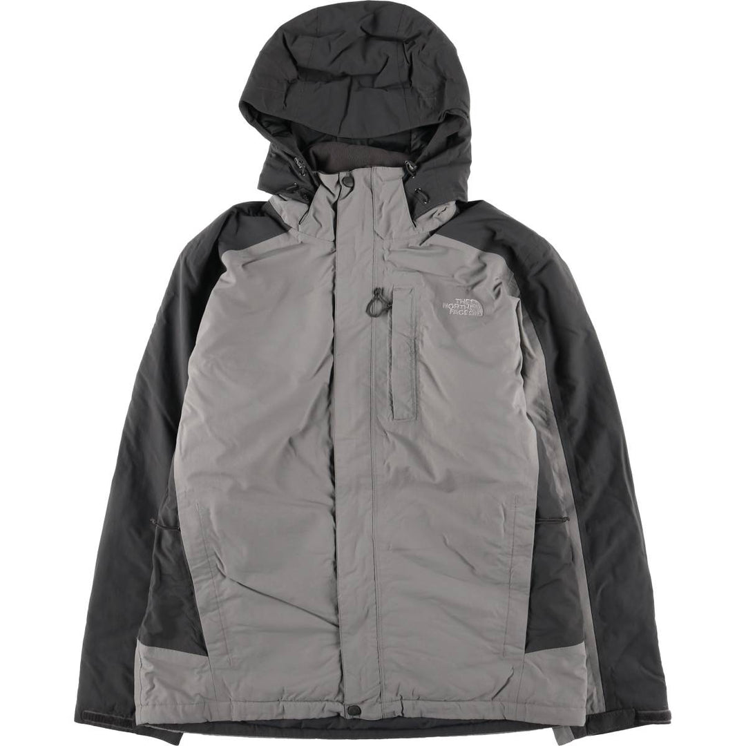 The North Face HYVENT Hyvent Padded Mountain Parka Shell Jacket Puffer Jacket Men's L size Nylon gray type Vintage Second Hand