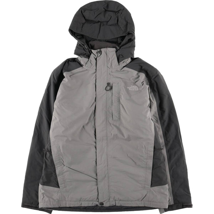 The North Face HYVENT Hyvent Padded Mountain Parka Shell Jacket Puffer Jacket Men's L size Nylon gray type Vintage Second Hand