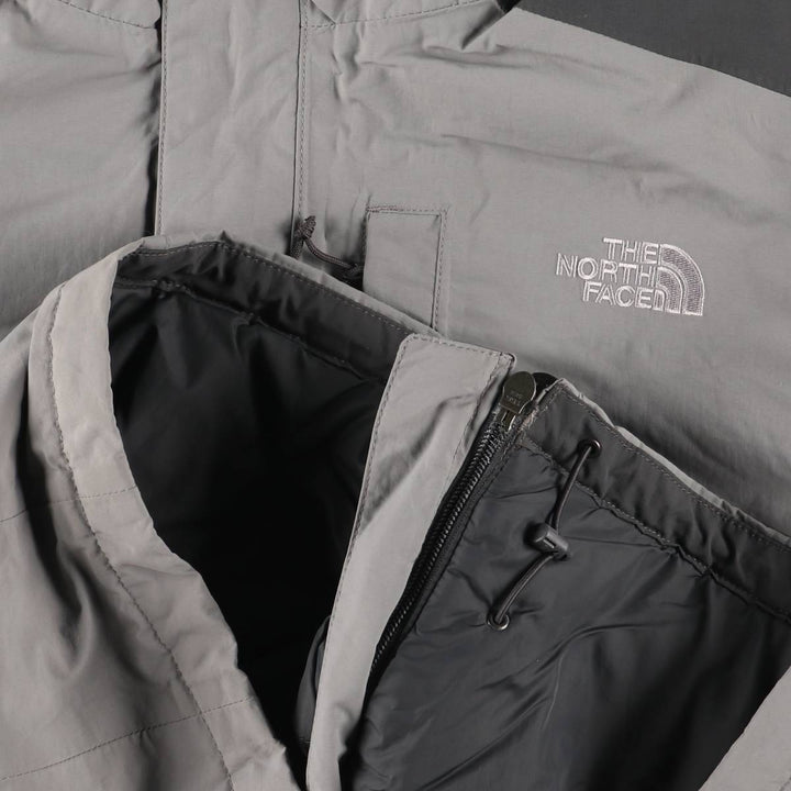 The North Face HYVENT Hyvent Padded Mountain Parka Shell Jacket Puffer Jacket Men's L size Nylon gray type Vintage Second Hand