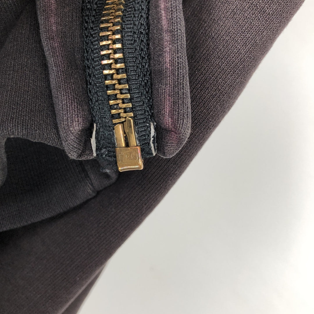 Carhartt Full Zip Hoodie, Made in USA, Men's XXL unclear black type Vintage Second Hand